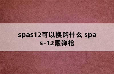 spas12可以换购什么 spas-12霰弹枪